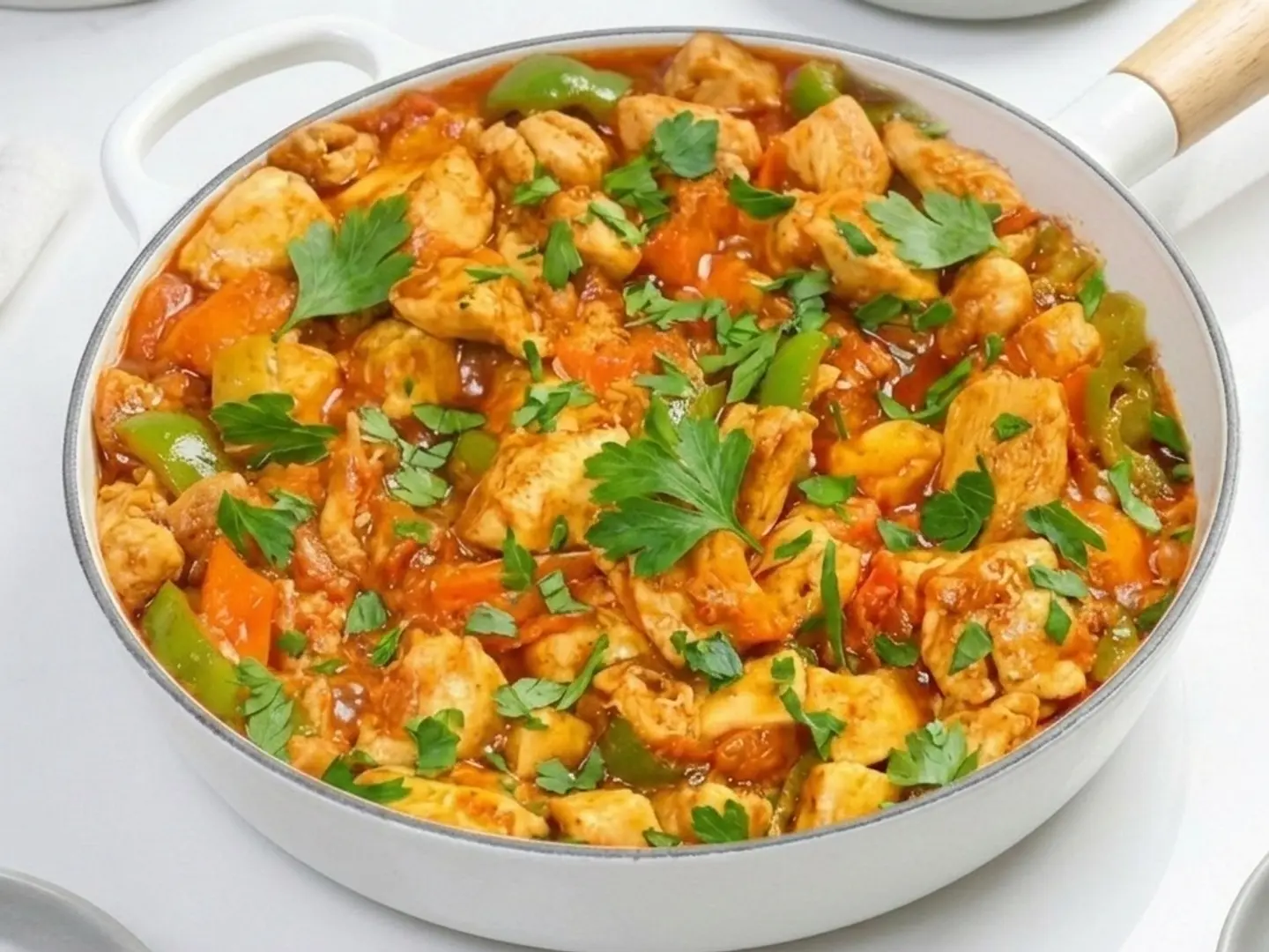 طبق دجاج عادي