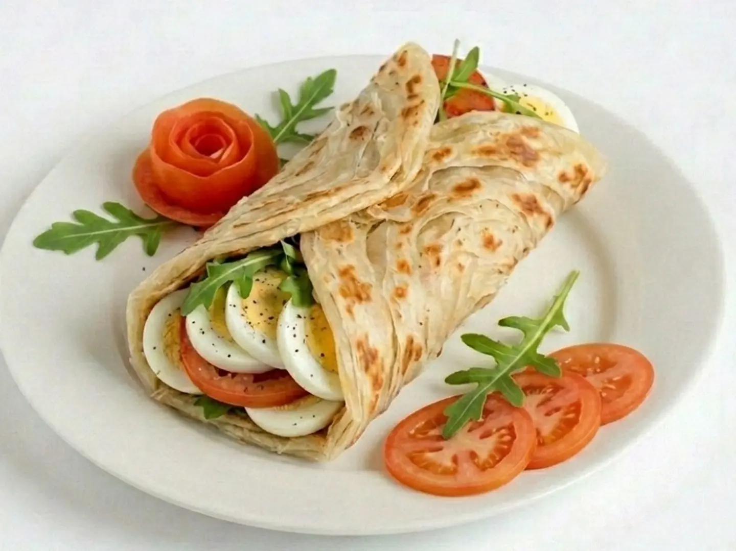 بيض مسلوق بالشباتي