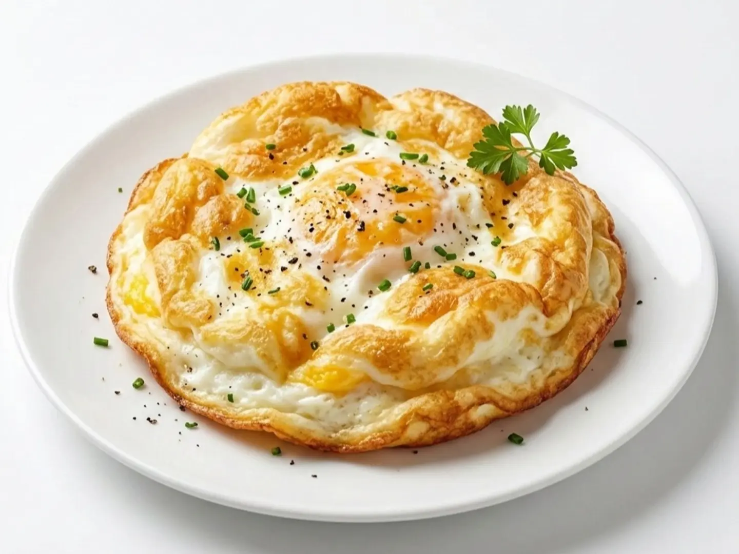 طبق بيض مقلي