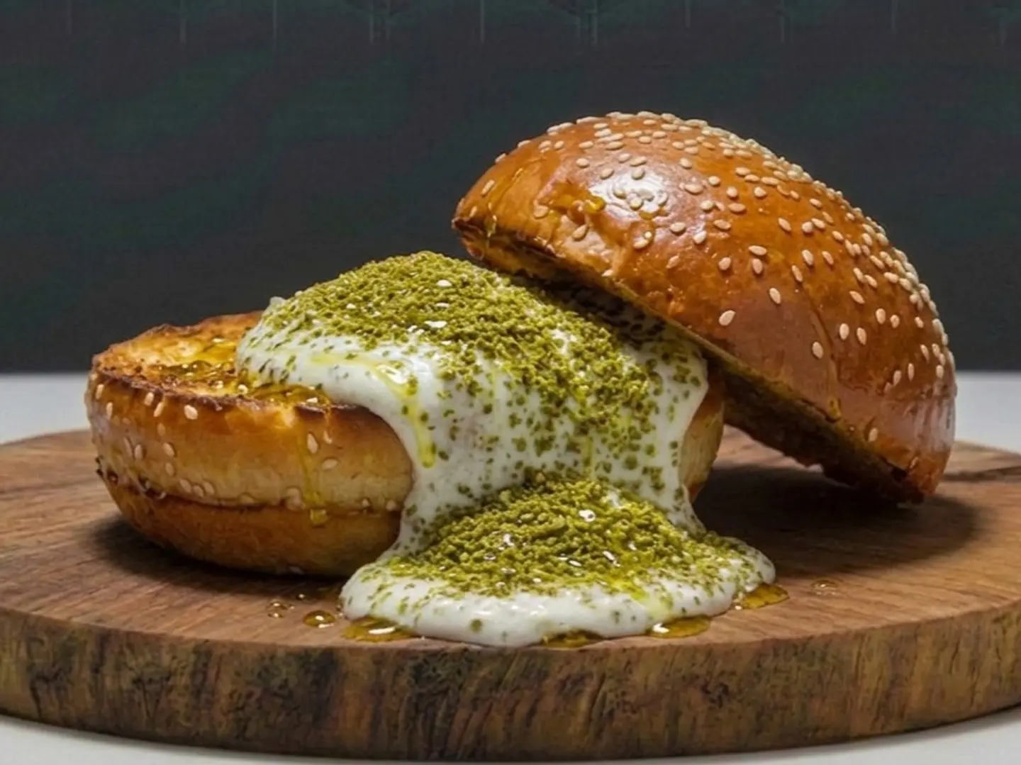 برجر لبنه زعتر