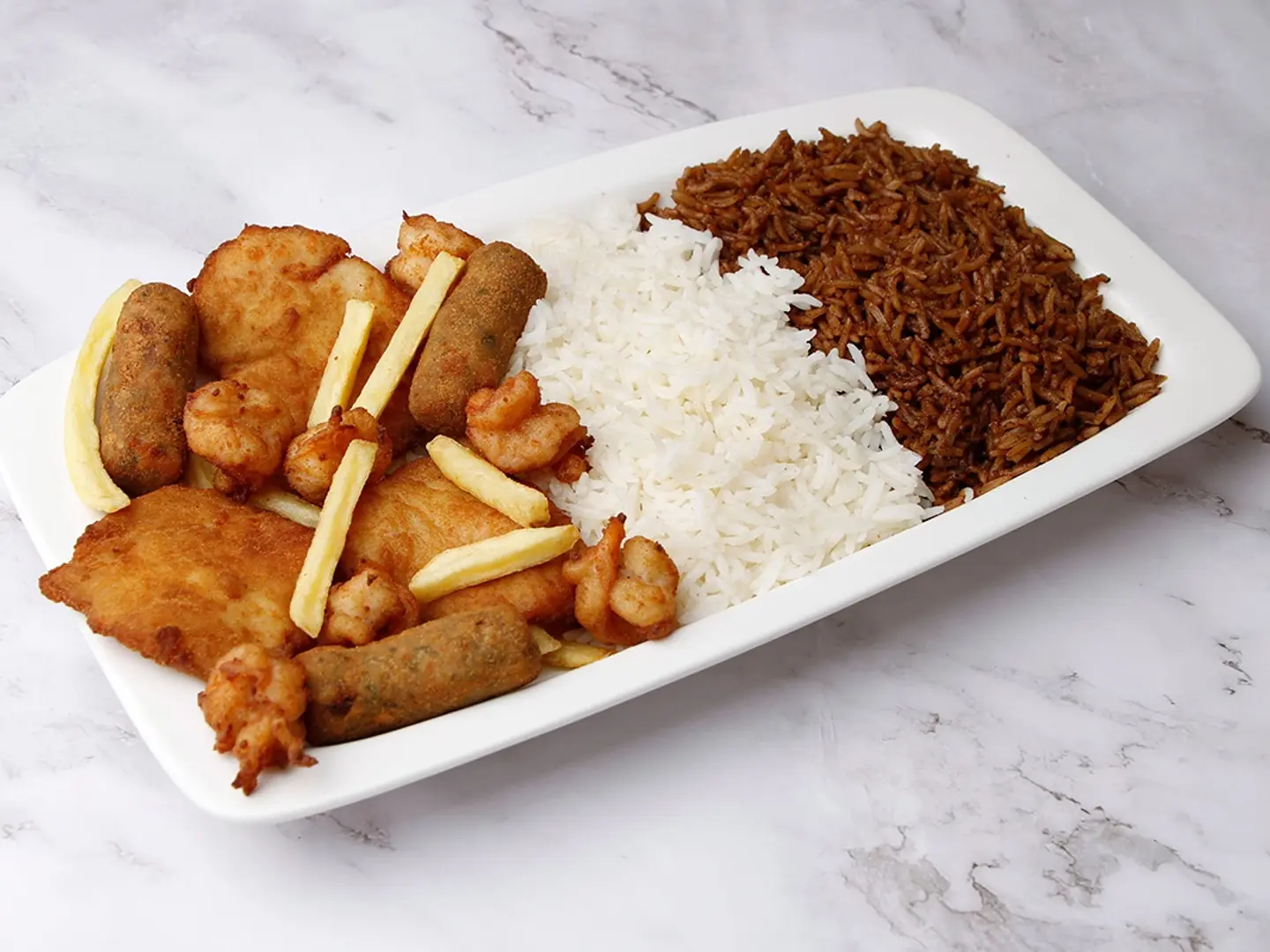 وجبة بحرية مشكلة