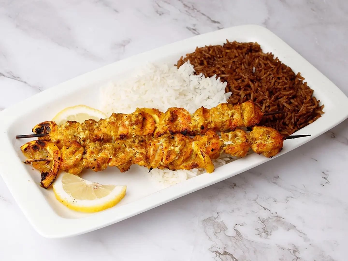 وجبة جمبري مشوي