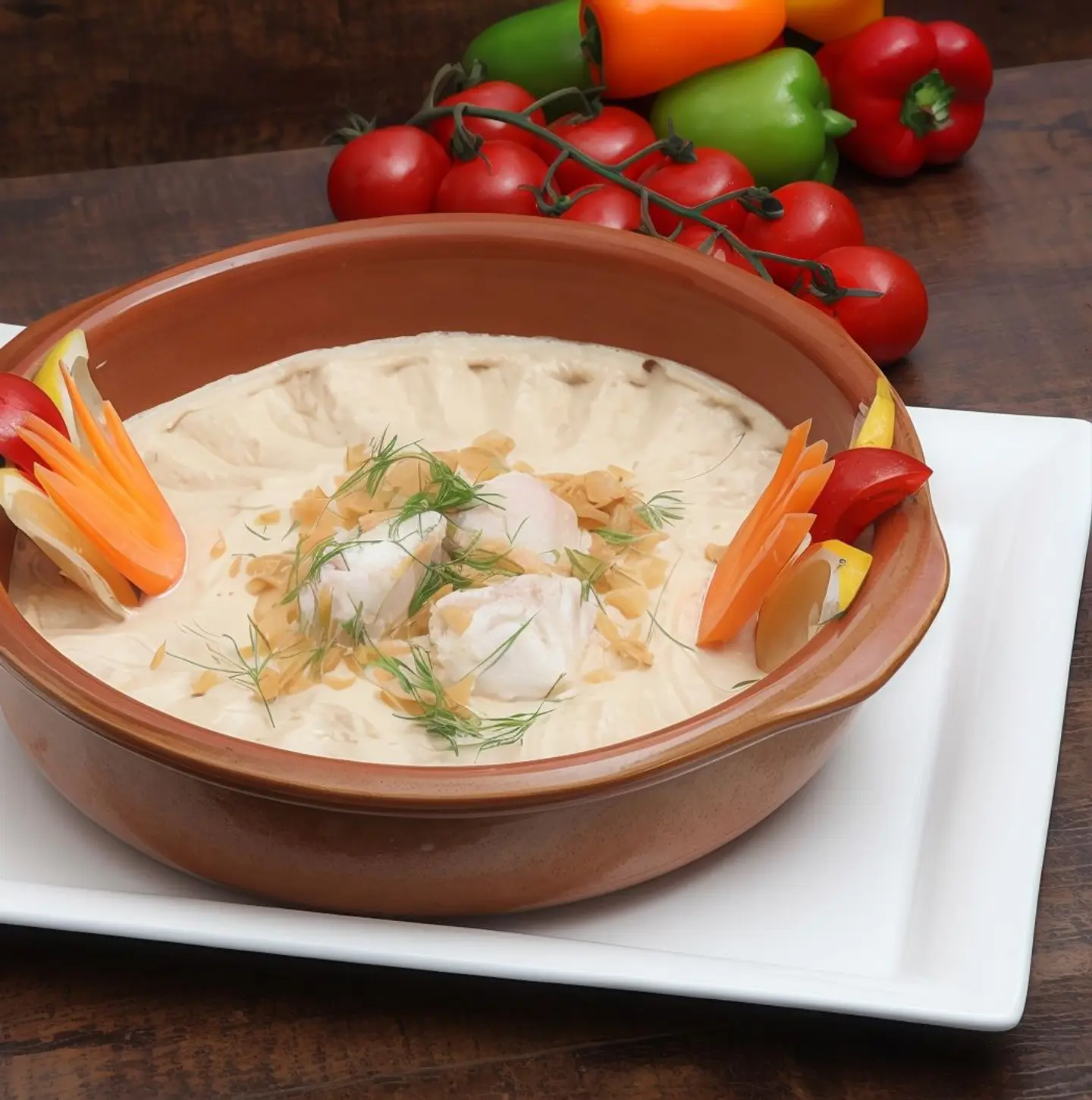 طاجن بالطحينة