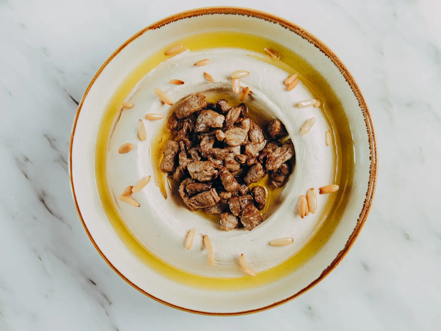 حمص باللحمة