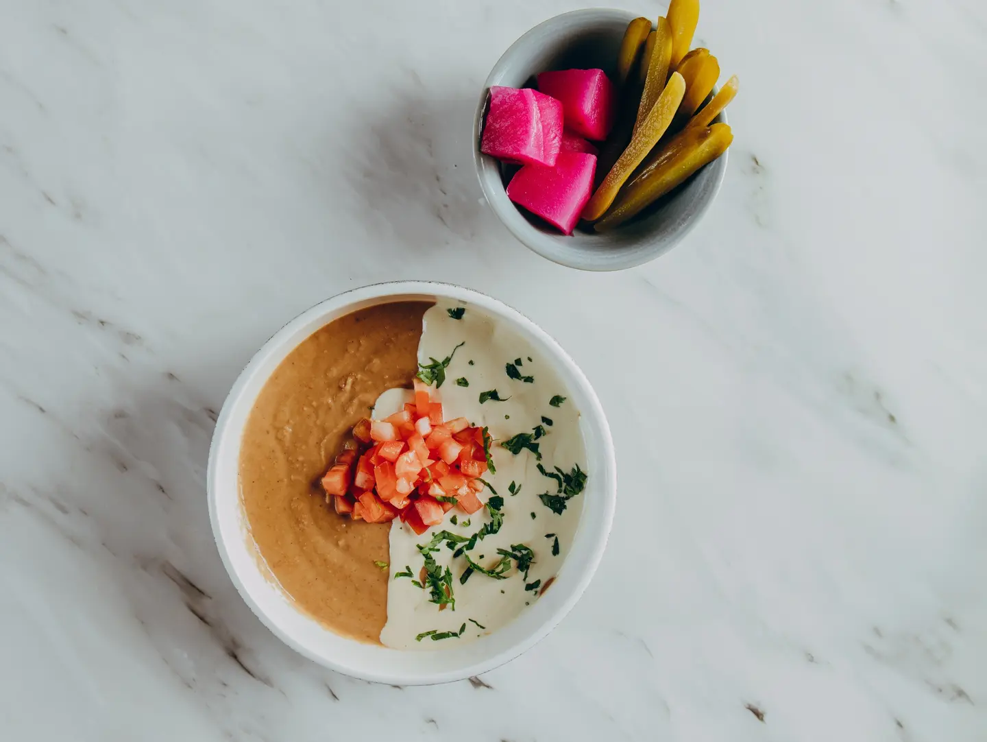 فول مهروس مع السمن