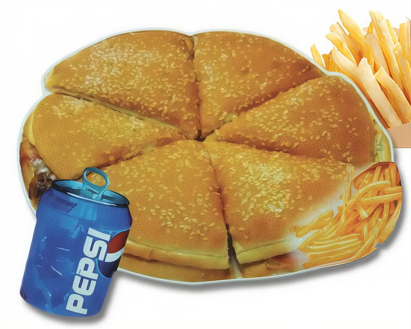 وجبة شورما إيطالي