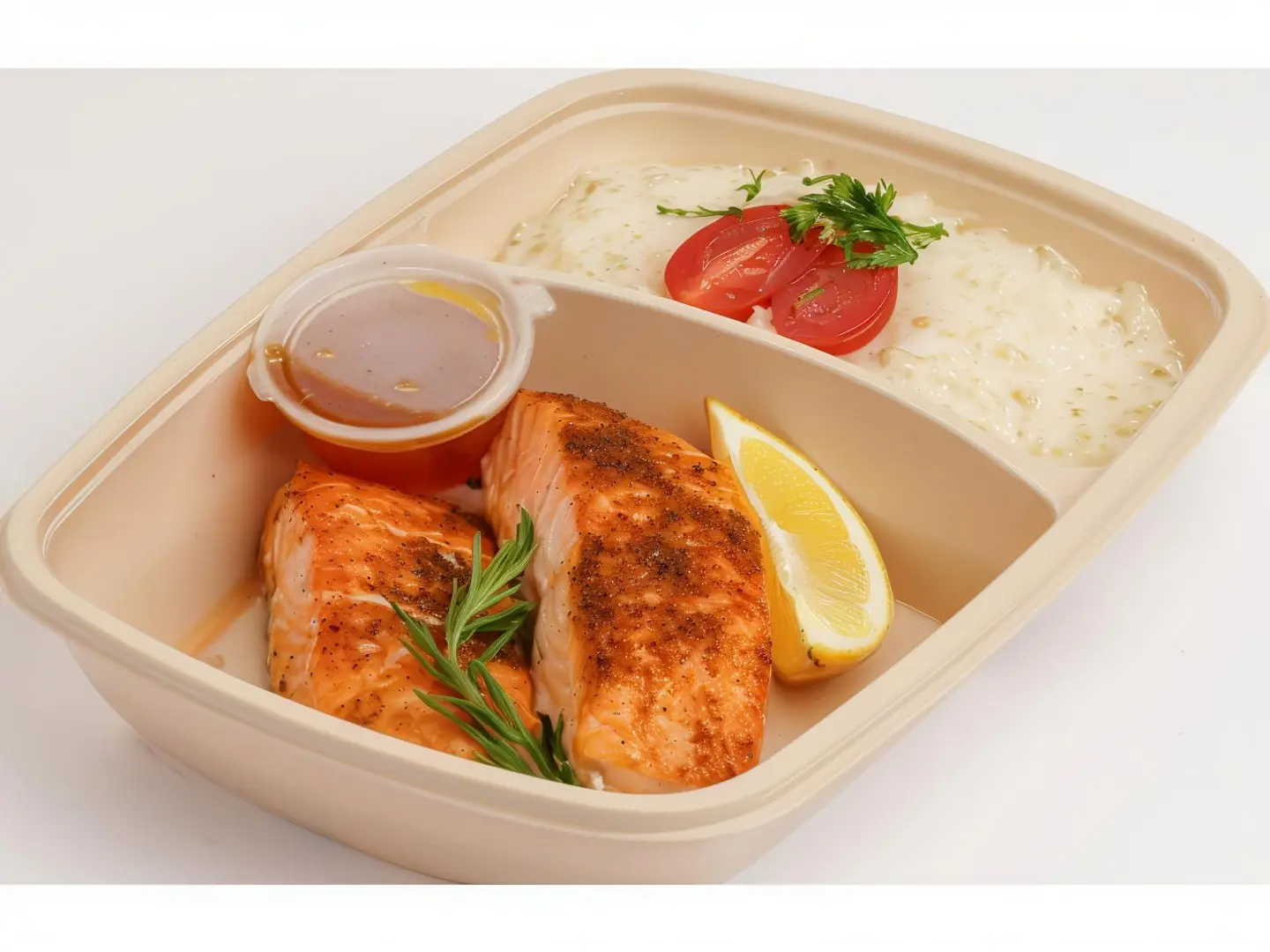 Baked Grilled Salmon With Lemon Sauce