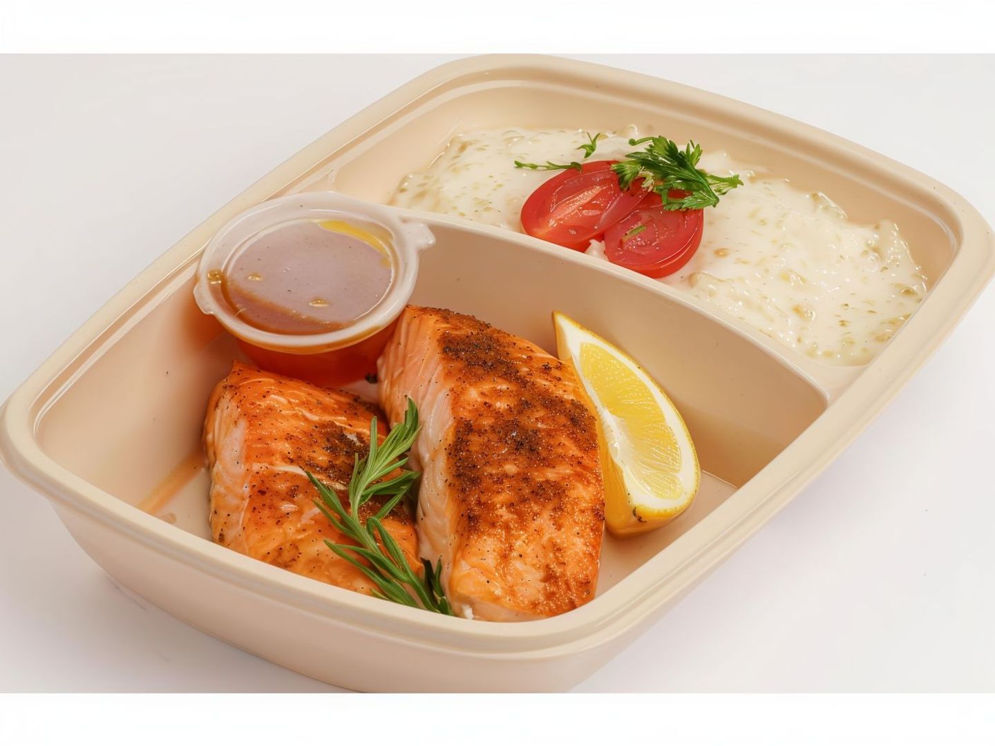 Baked Grilled Salmon With Lemon Sauce