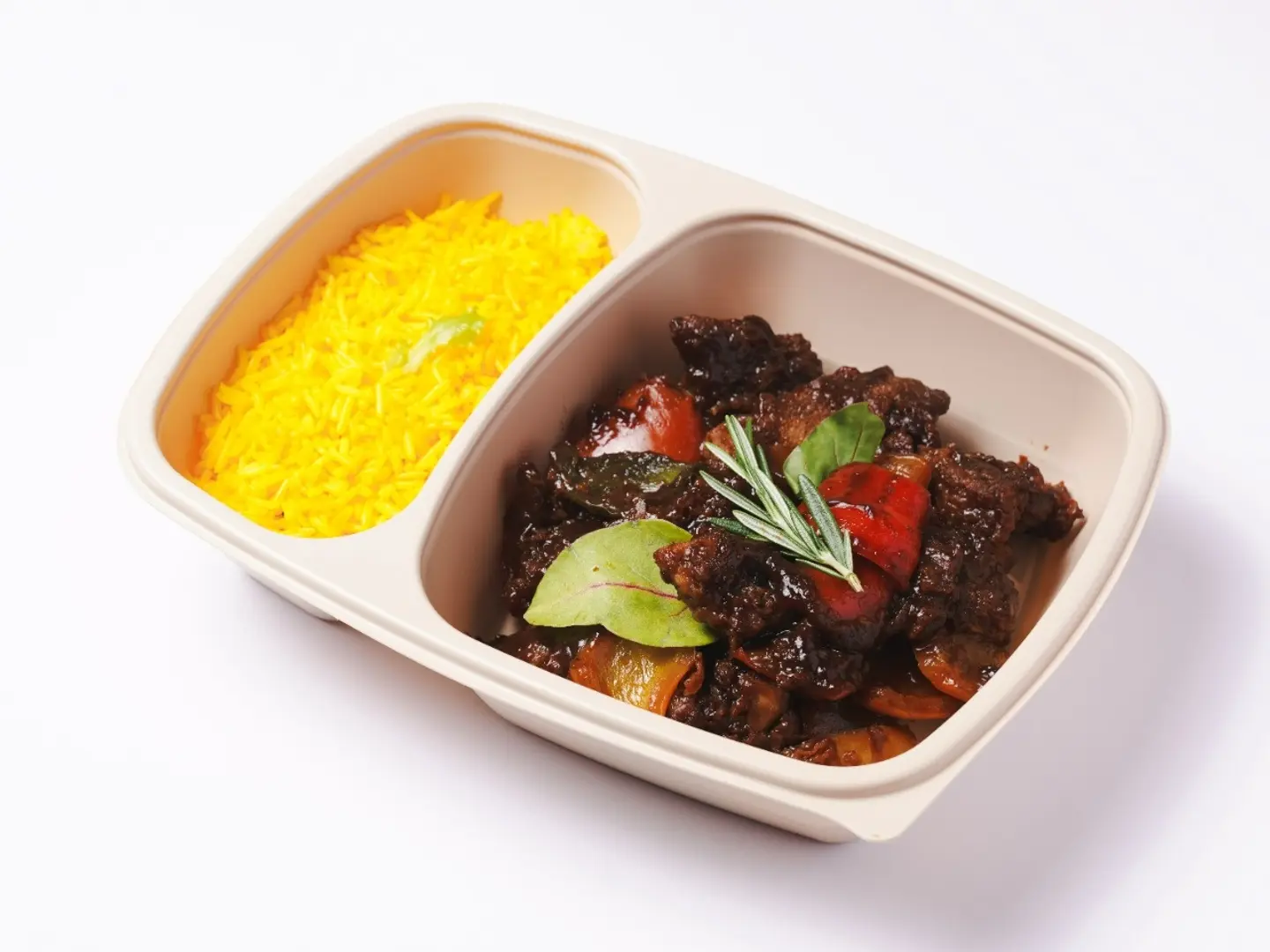 دجاج سيشوان مع الارز الاصفر