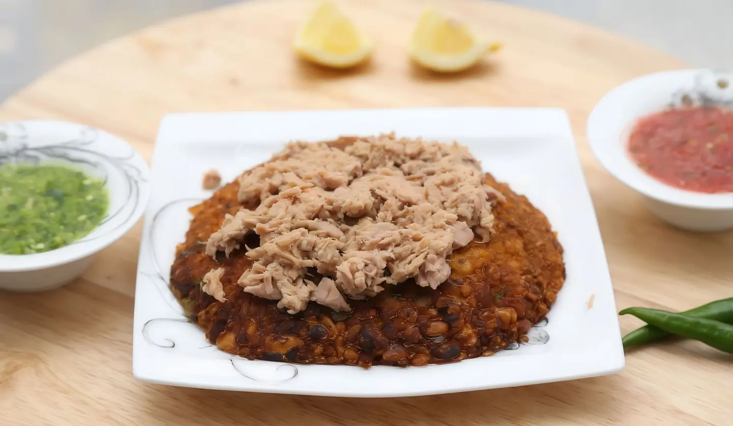 فاصوليا بالتونة