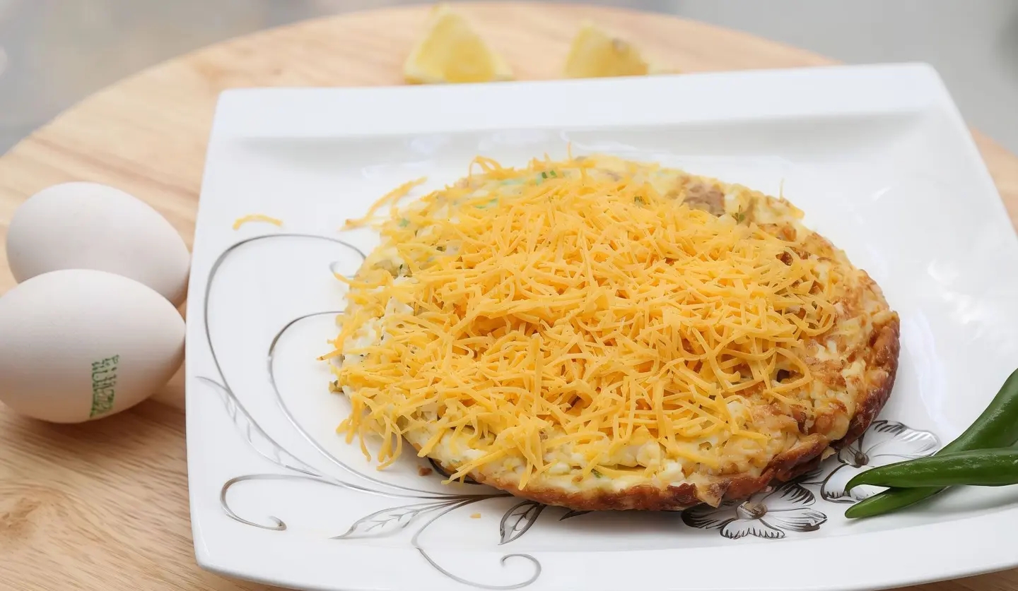 بيض جبن مبشور