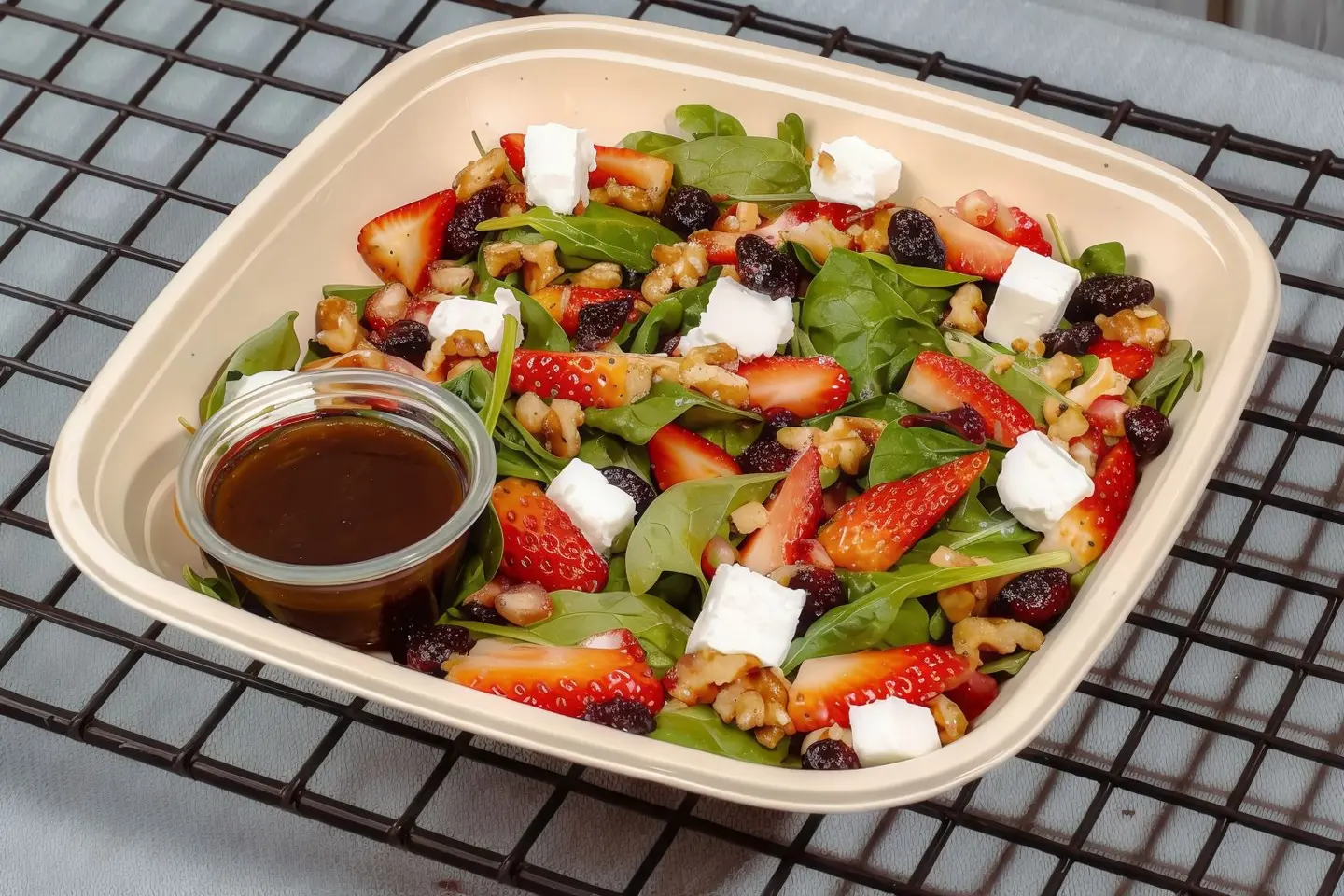 Strawberry Spinach Salad