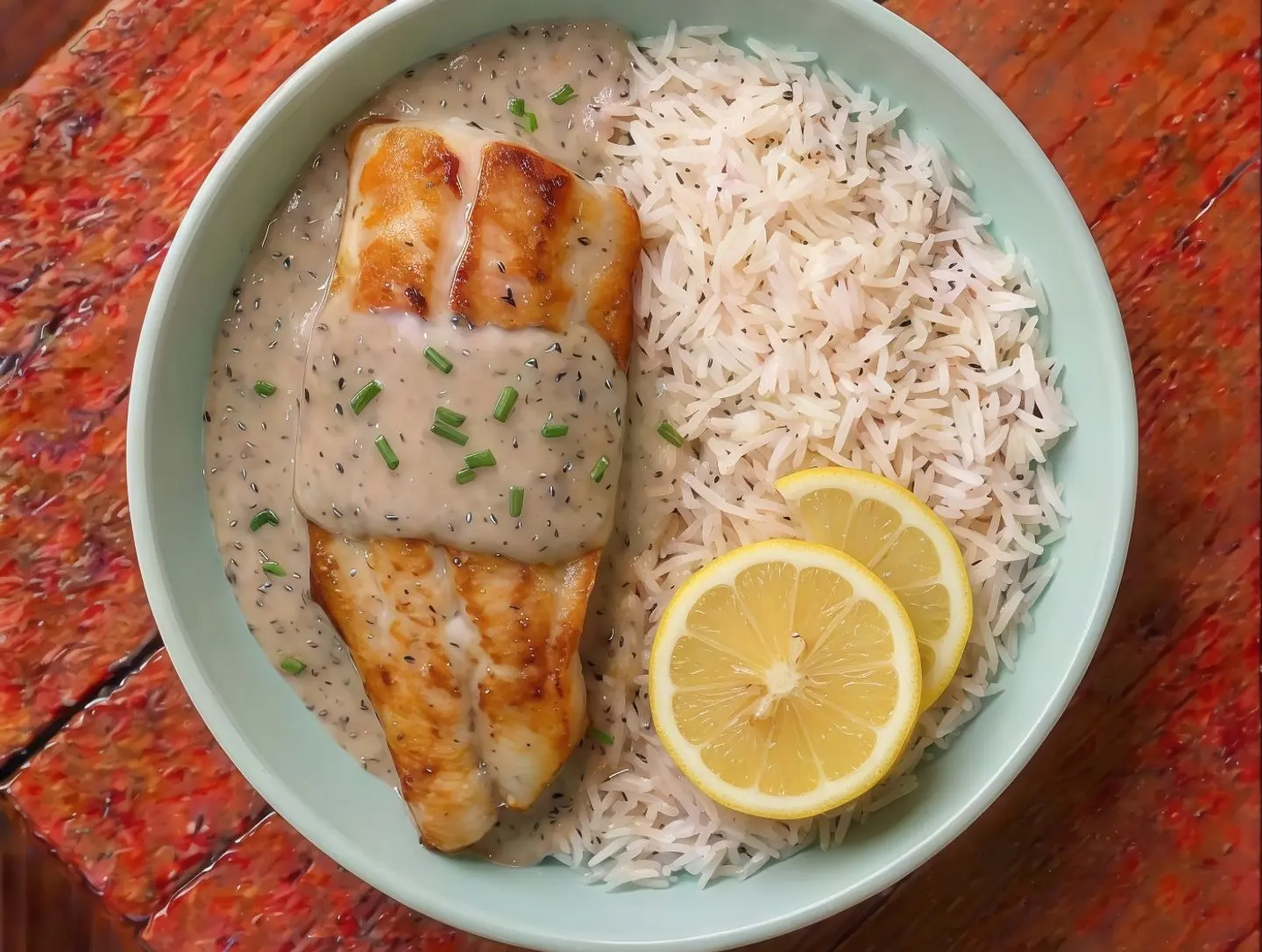 سمك بصوص الفلفل الاسود