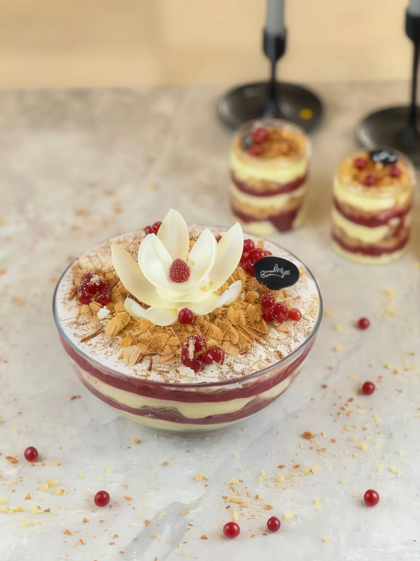 Mille Feuille Mix Berry Trifle  Medium Size