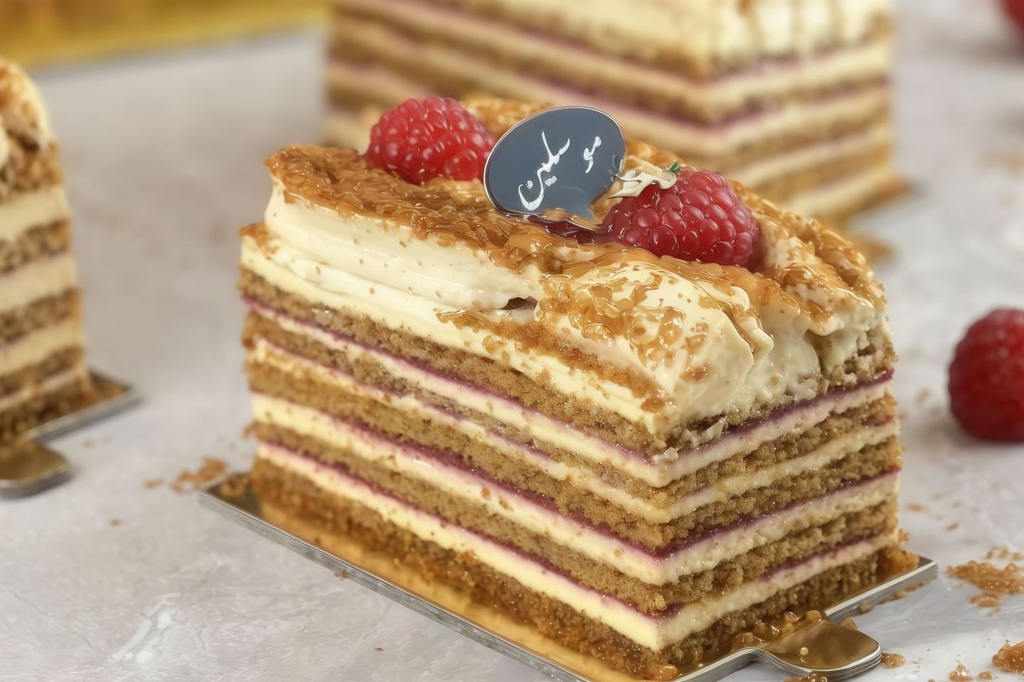 Honey Raspberry Cake  Small