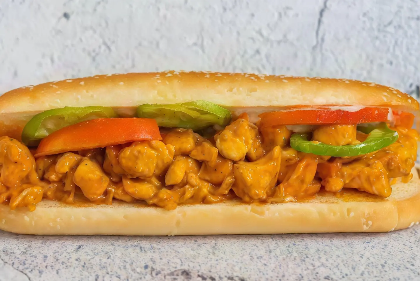 Chicken And Cheese Sandwich - Samoli Bread