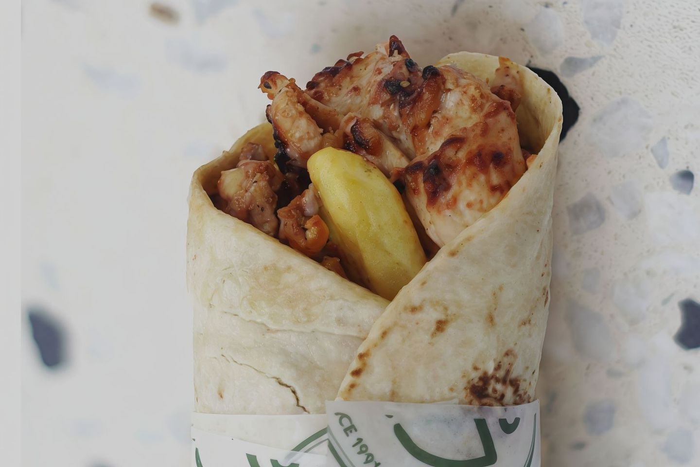 شاورما دجاج صغيرة
