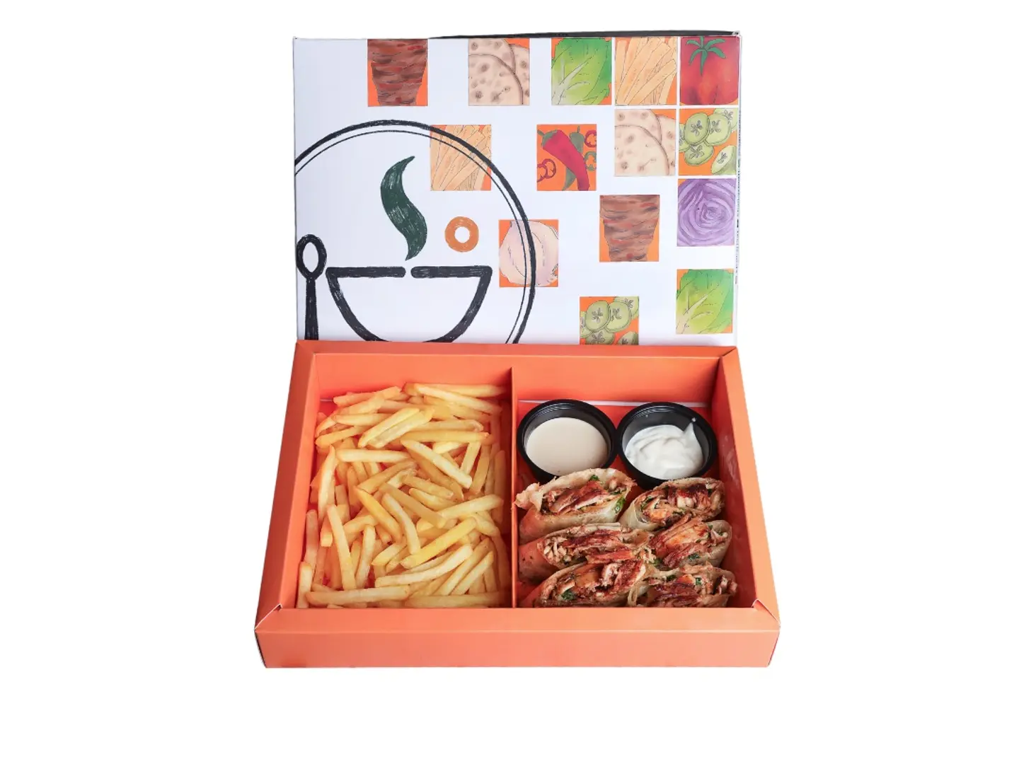 بوكس شاورما 6 قطع