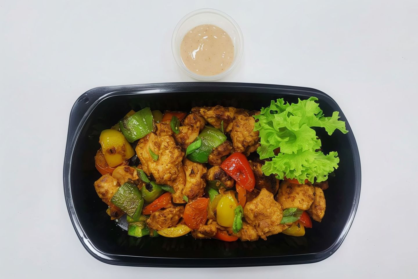 Keto Meal Shish Tawook With Sauteed Vegetables