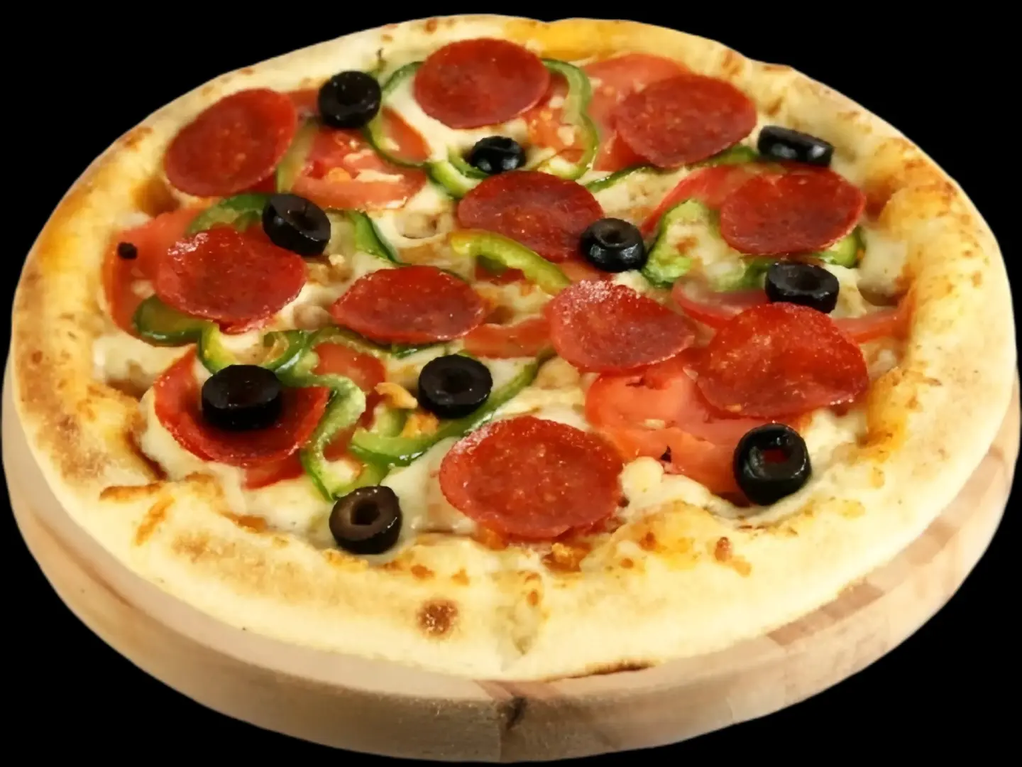 Pepperoni Vegetable Pizza