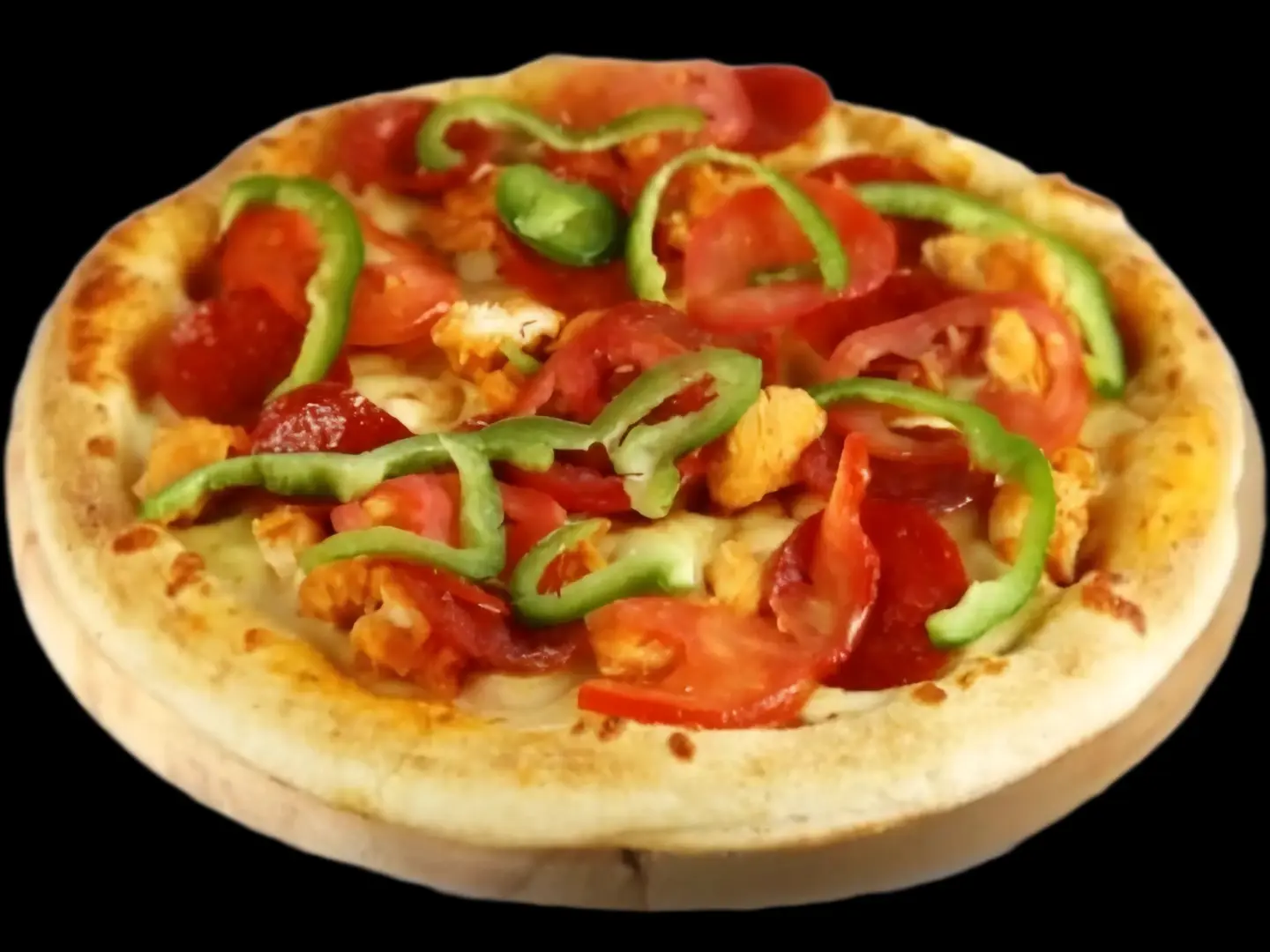 Chicken Pepperoni Pizza