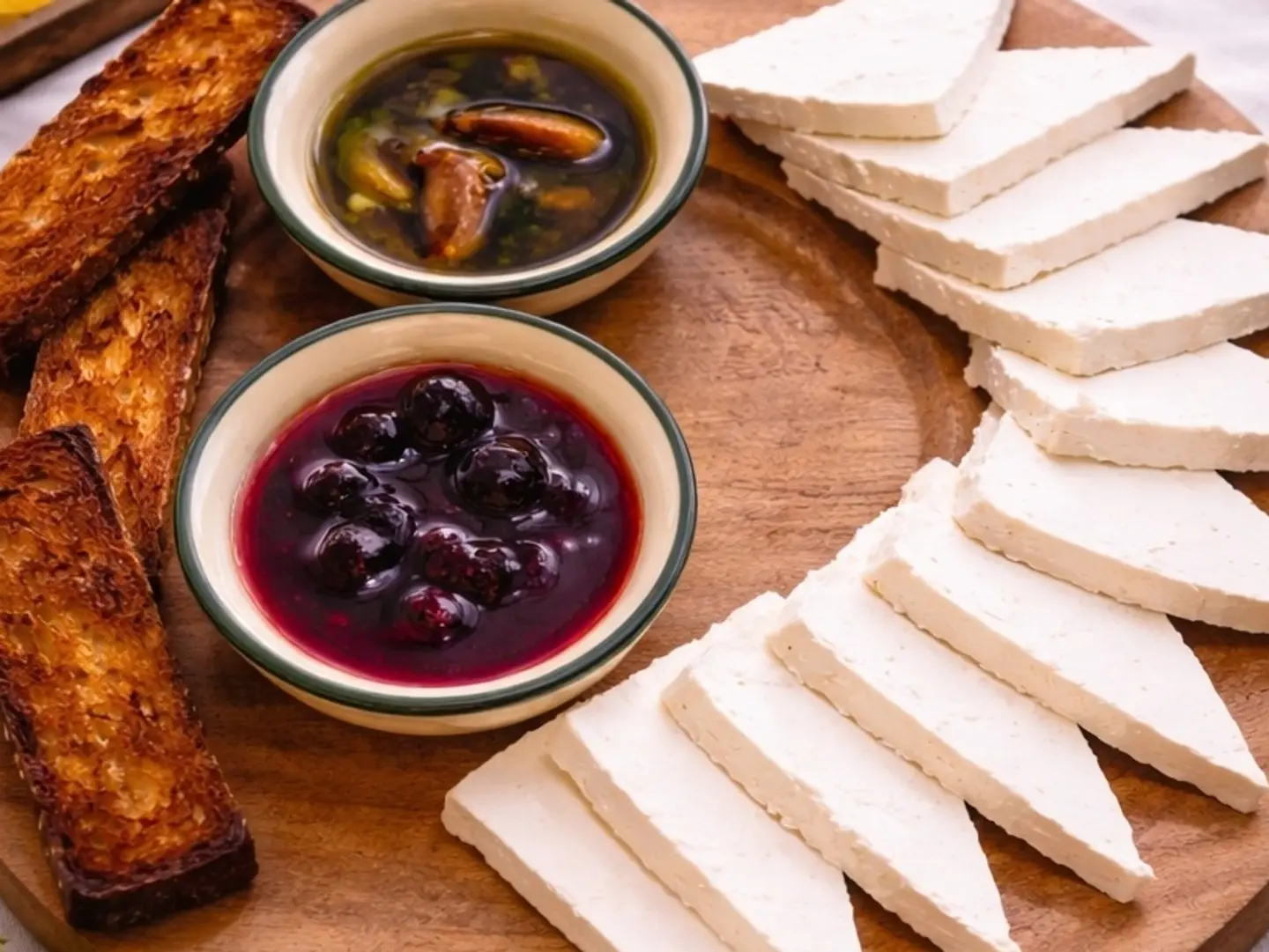 White Cheese Plate