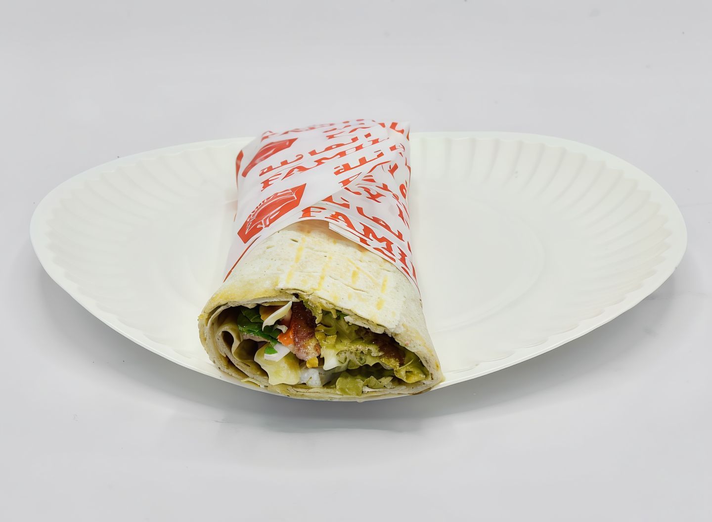 Falafel Sandwich - Saj Bread