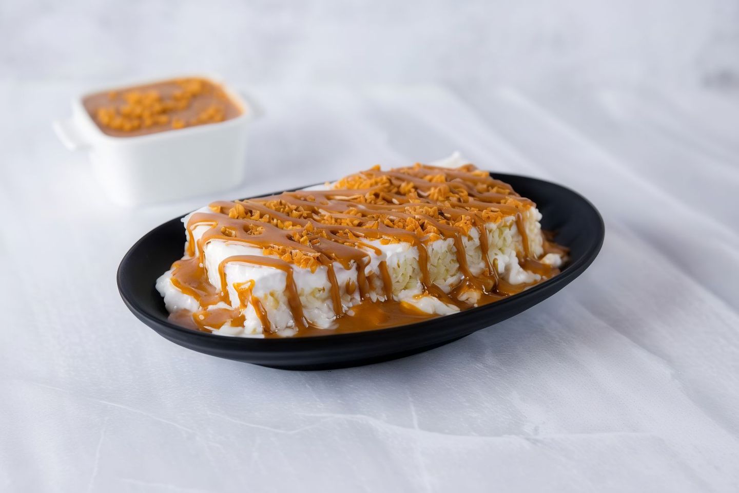 قشطوطة رز باللبن باللوتس