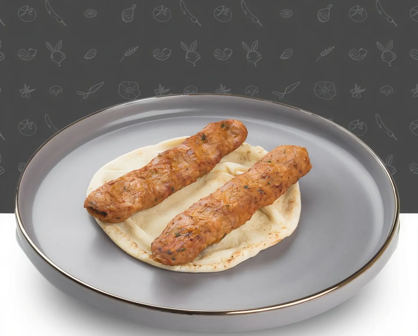 كباب دجاج  سادة