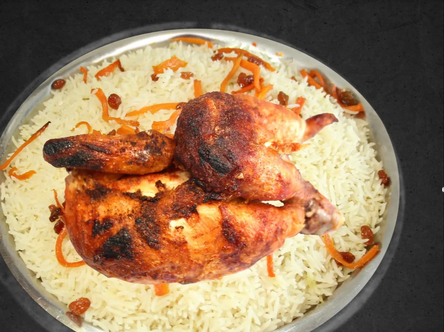 Grill Portion With Rice