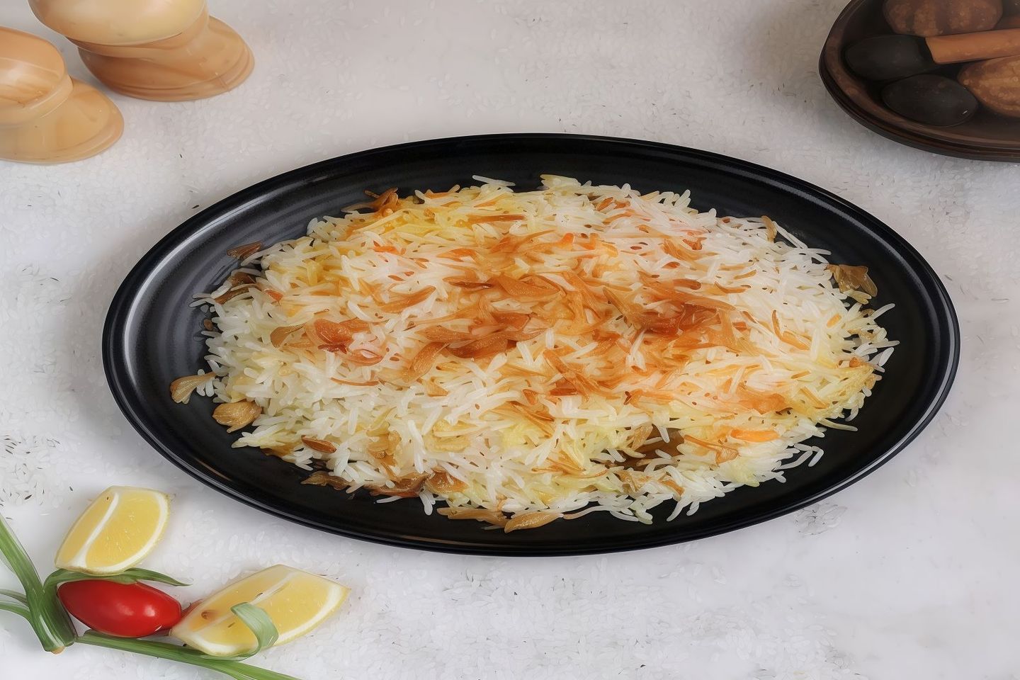 ارز عنبر ابيض  - ارز عنبر ابيض صغير