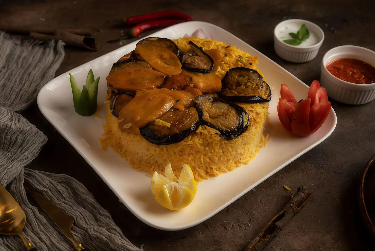 ربع حبه دجاج برياني