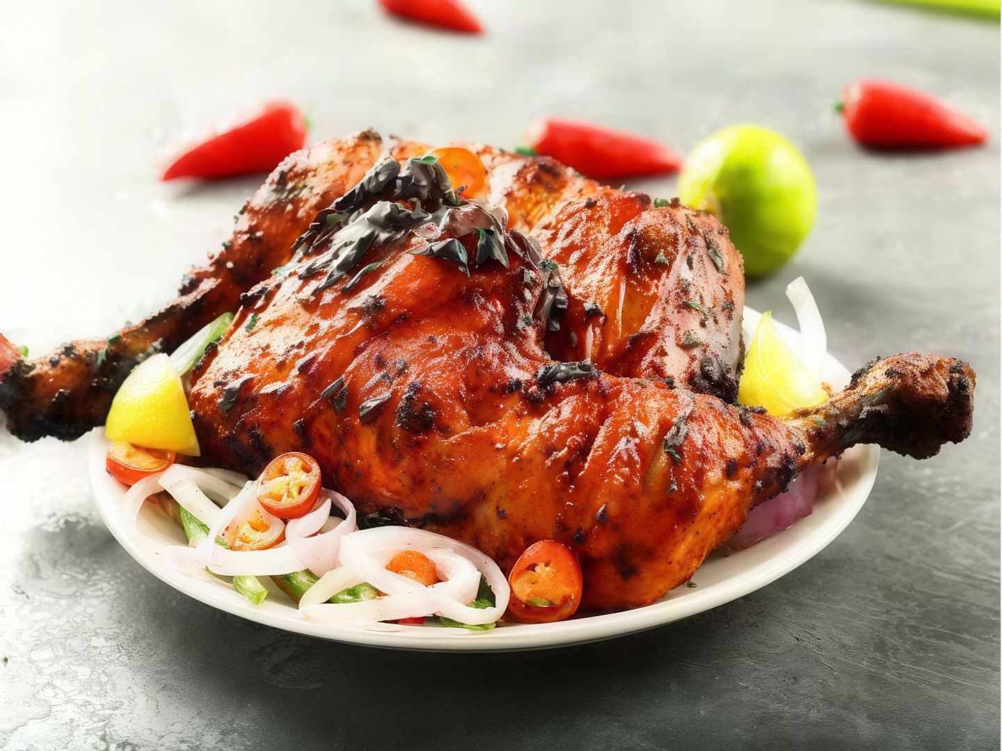 دجاج تندوري (كامل)