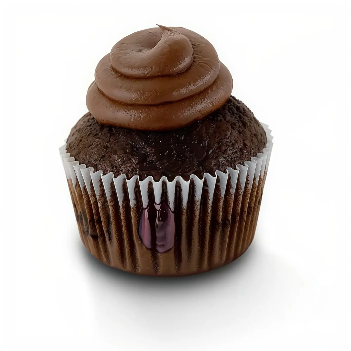Chocolate Soufflé Cupcake