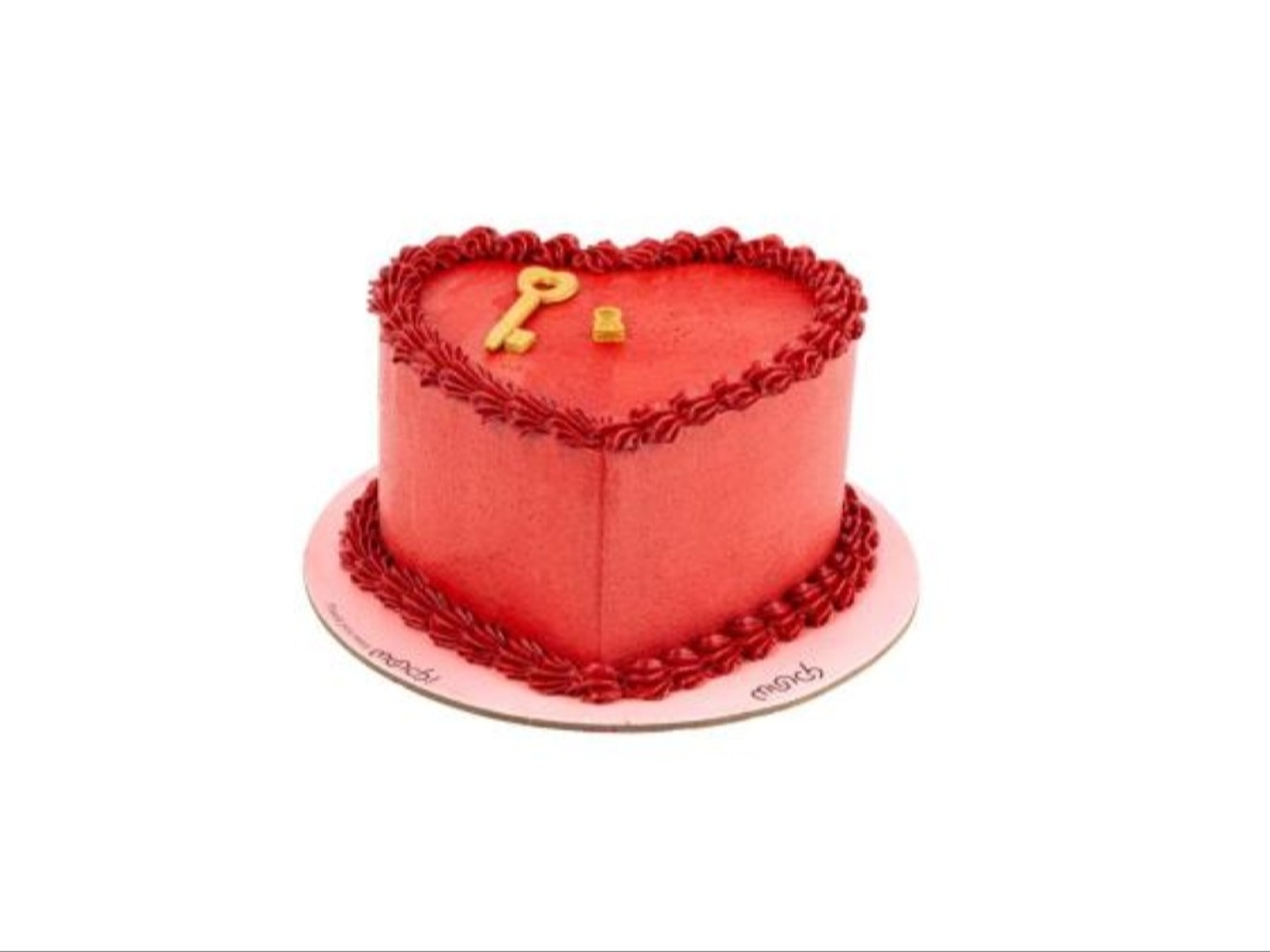 كيكة القلب الاحمر