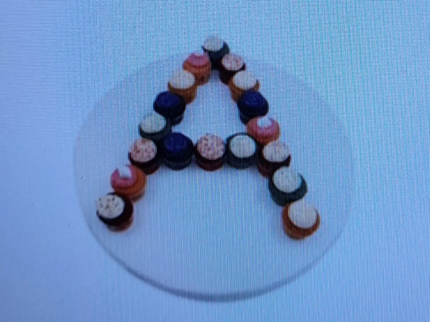 Letter Shape Mini Cupcake