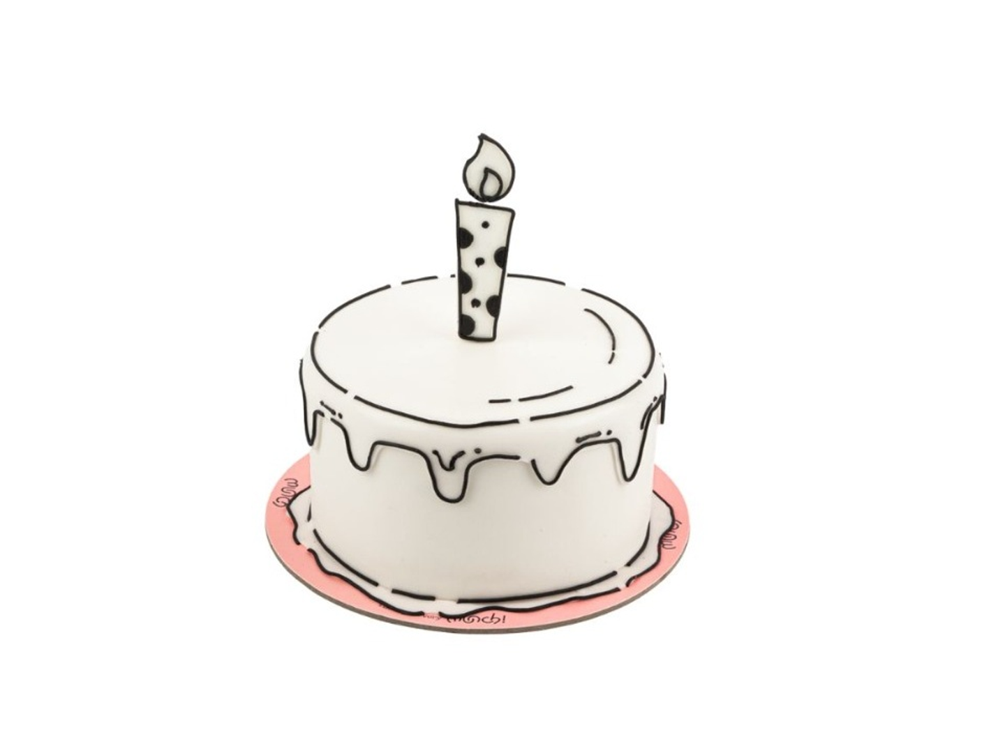 Comic Chocolate Cake