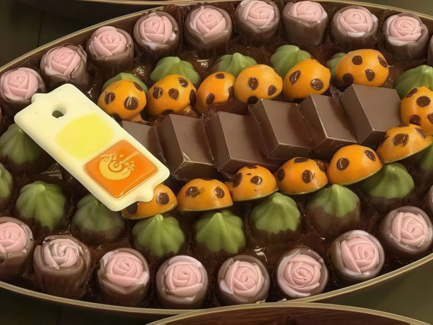 Wooden Chocolate Tray