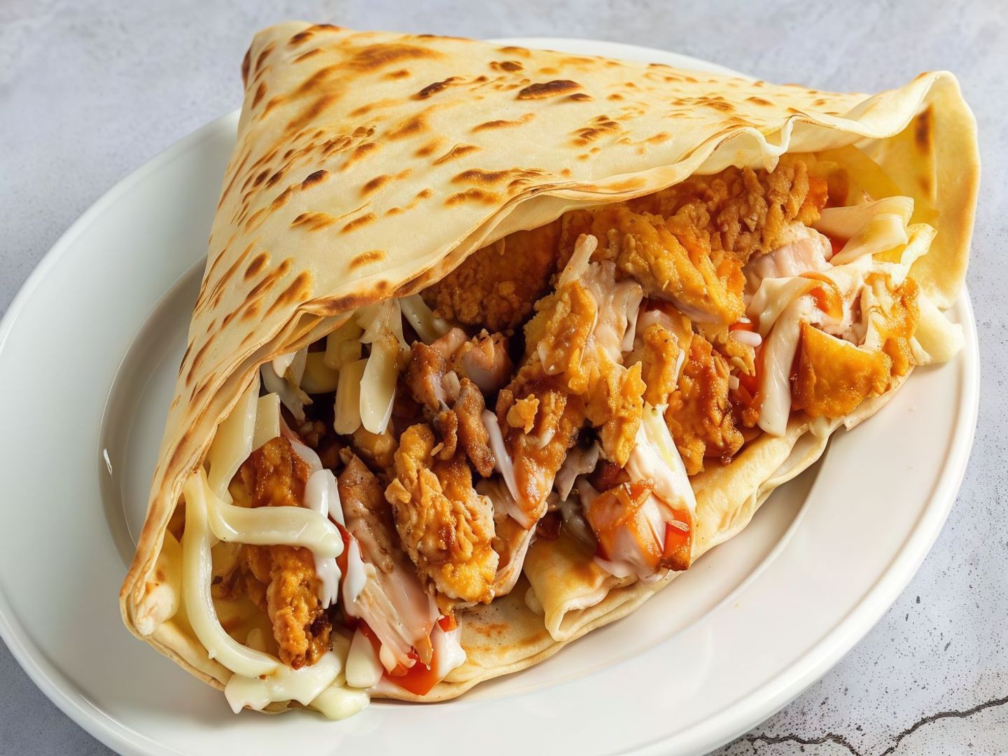 كريب شاورما دجاج