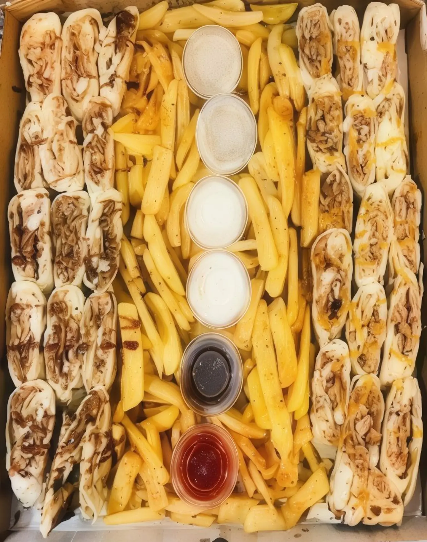 وجبة عائلية وسط 30 قطعه