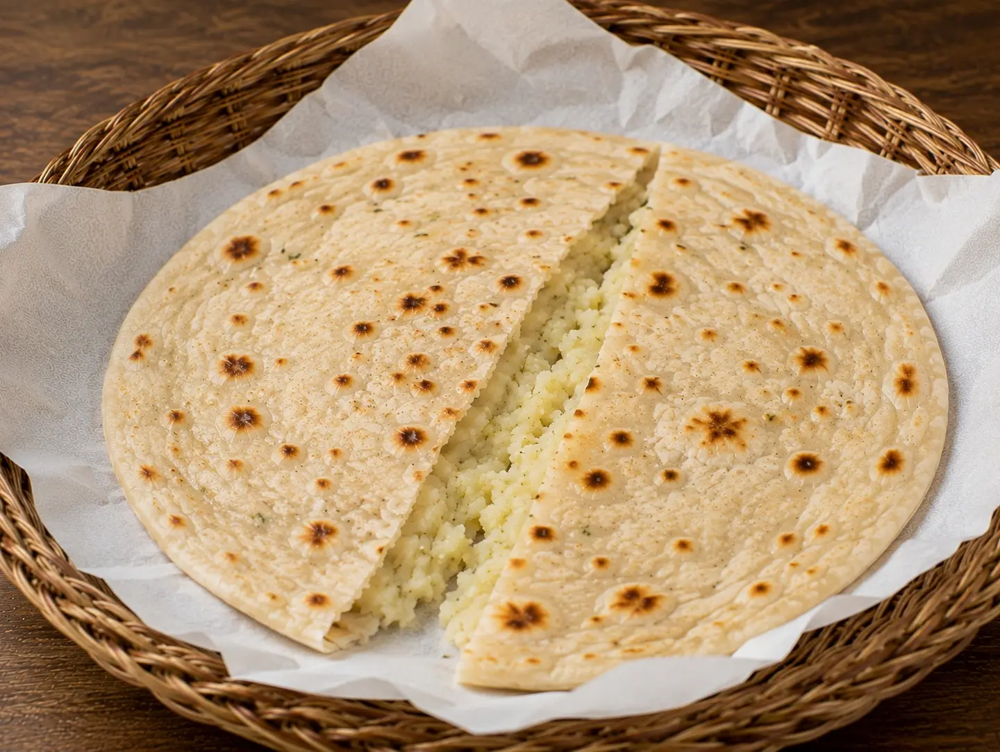 خبز ألو براتا