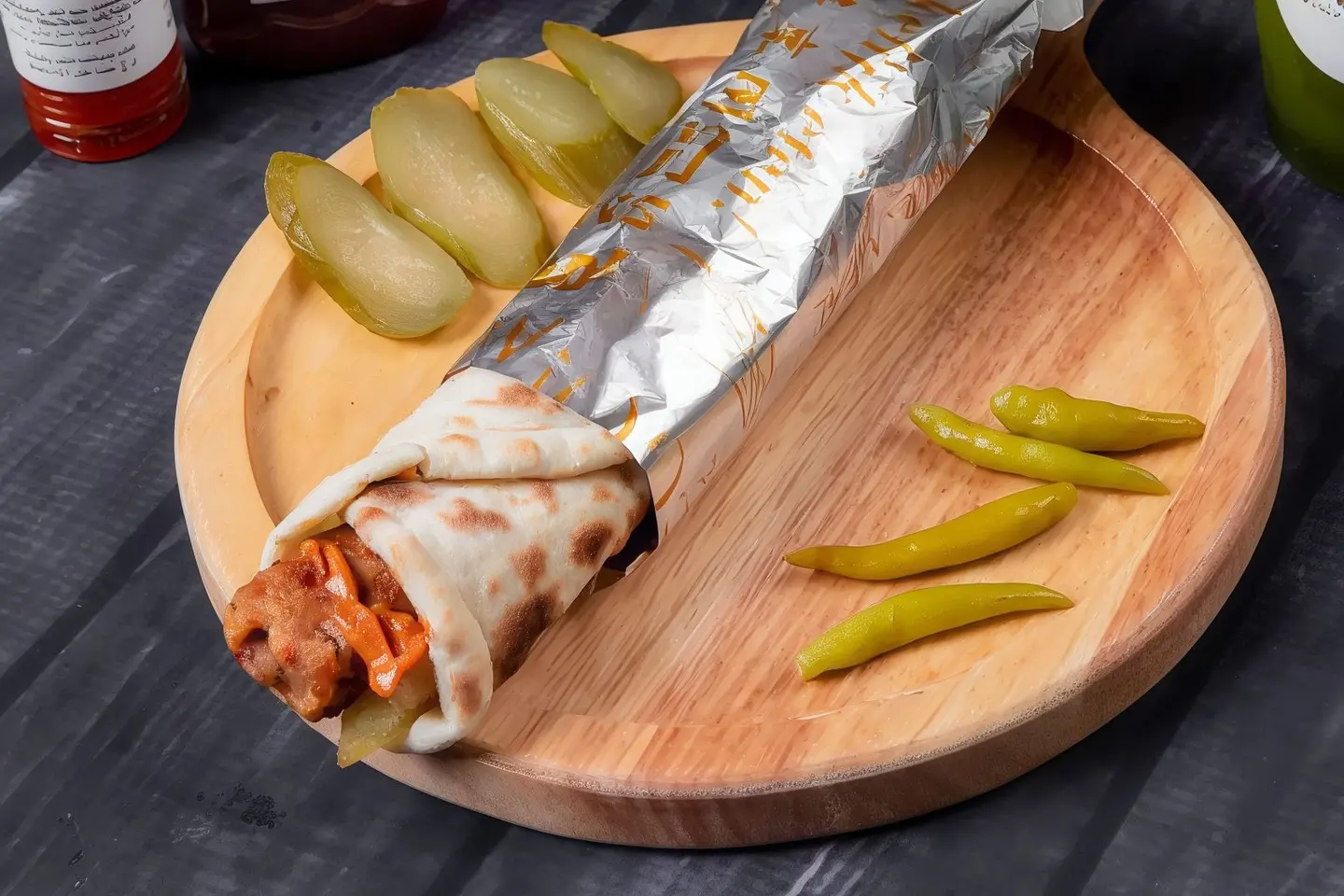 Shish Tawook Sandwich With Cheese