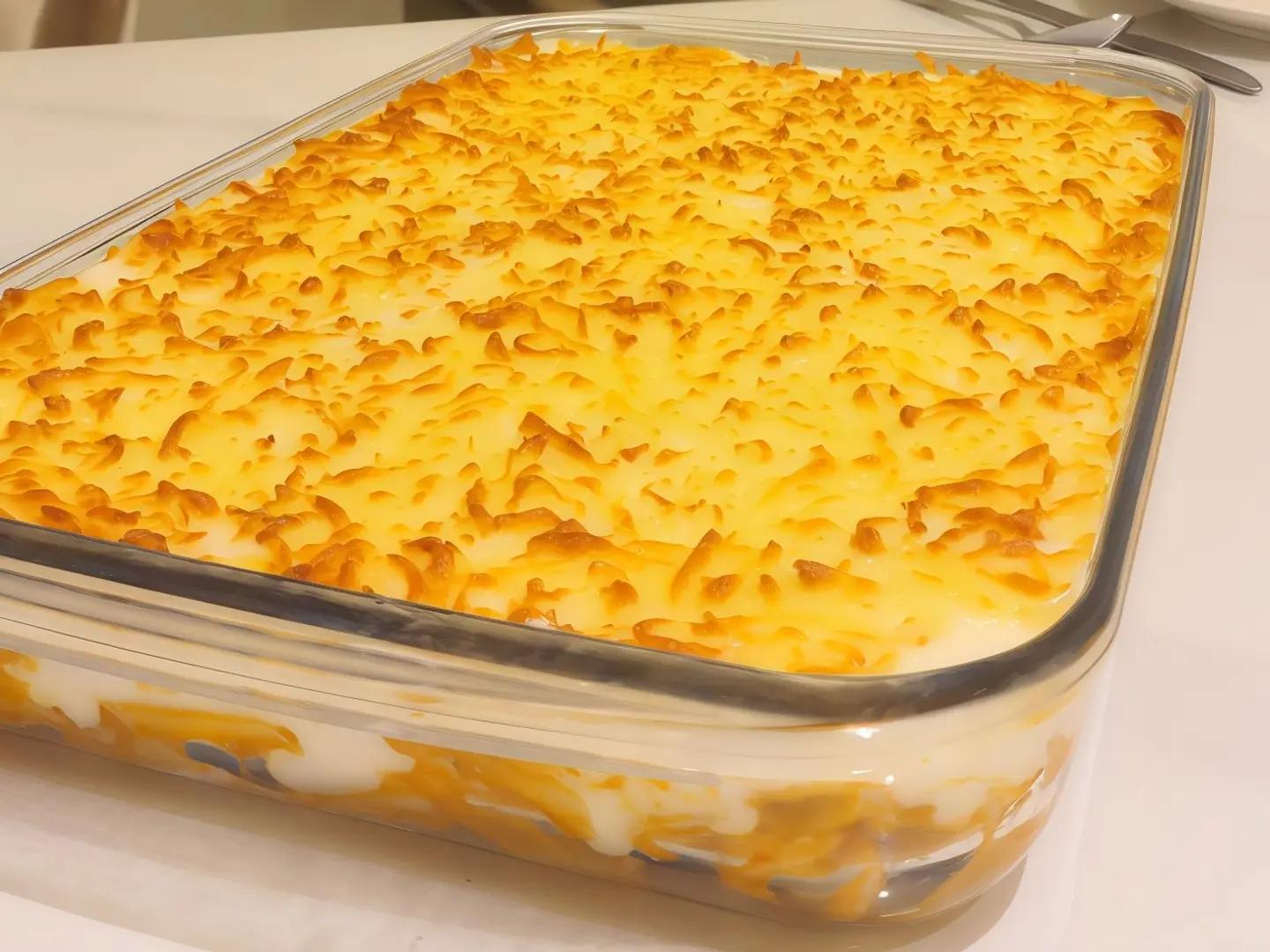 صنية مكرونة بشاميل