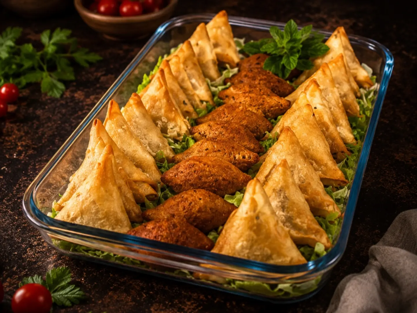 Mixed Fried Vegetable Platter