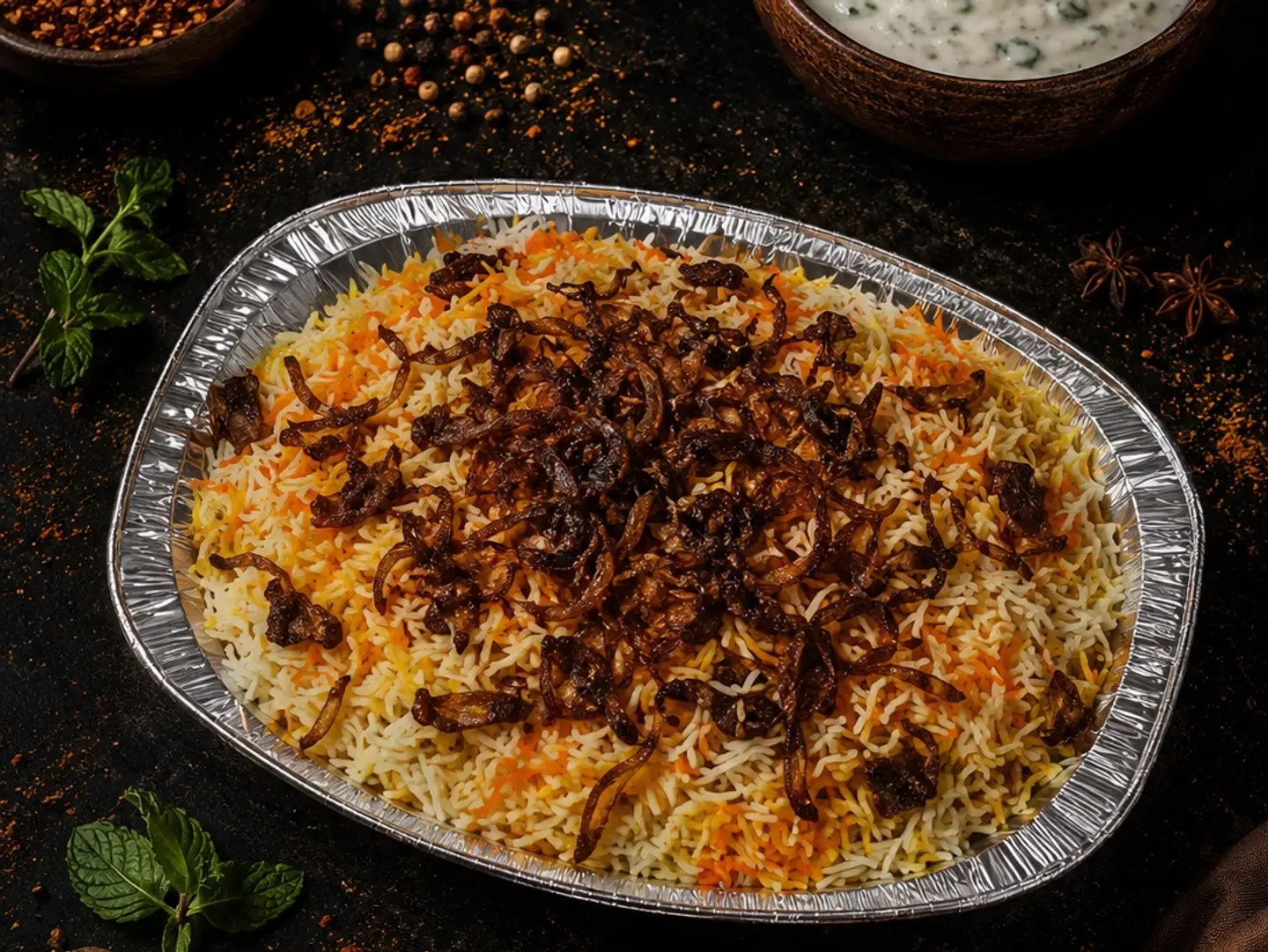 Half Chicken Biryani