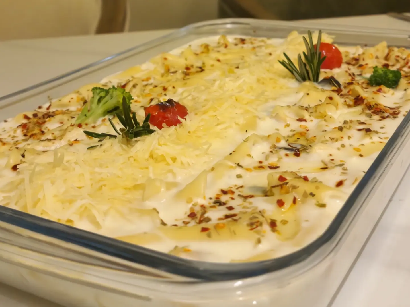 صنية الفريدو بالدجاج