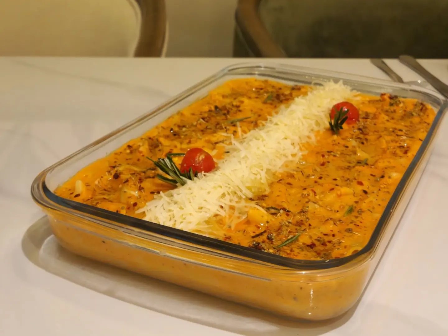 بينك باستا بالدجاج