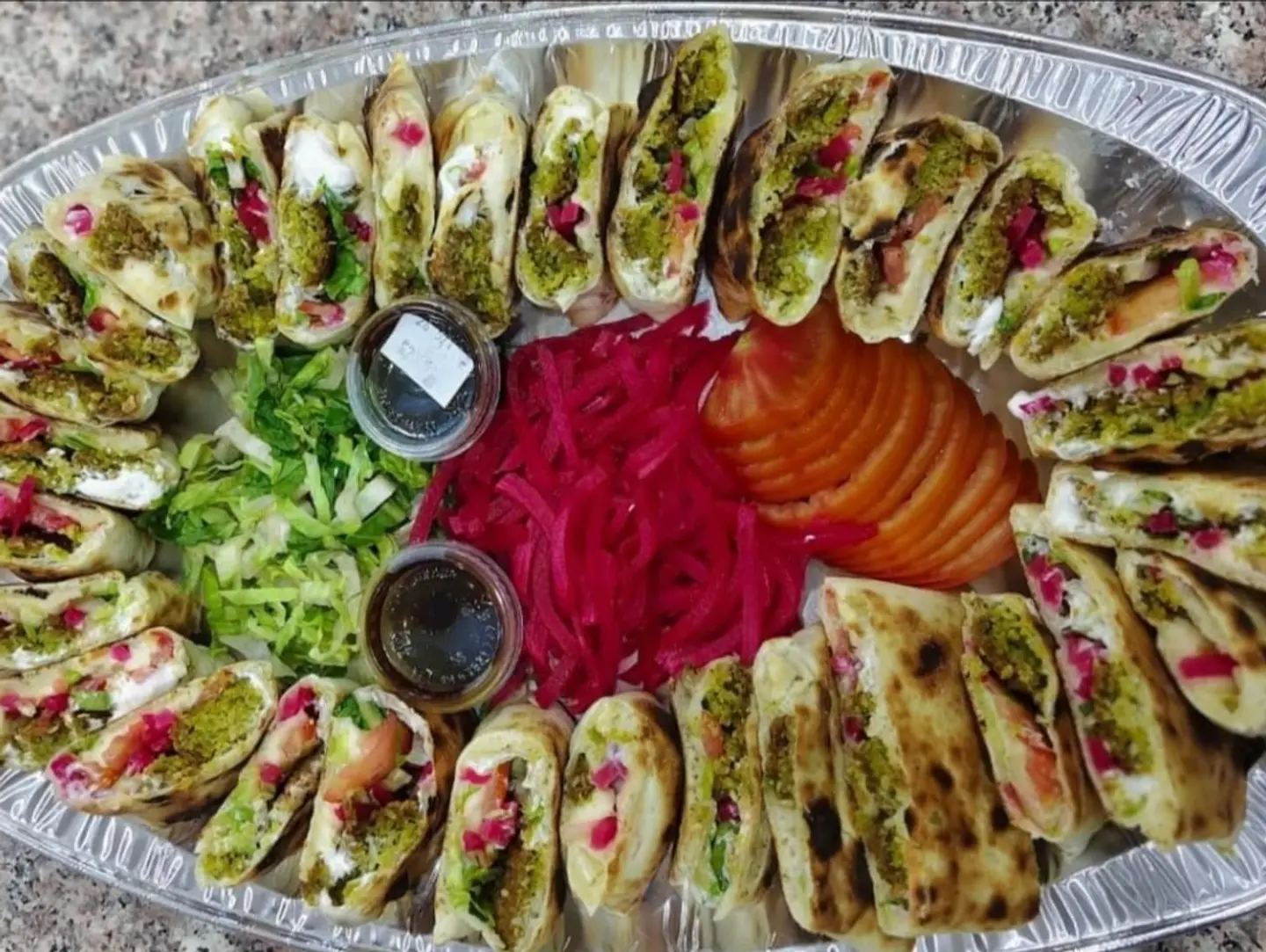 صحن فلافل - صغير