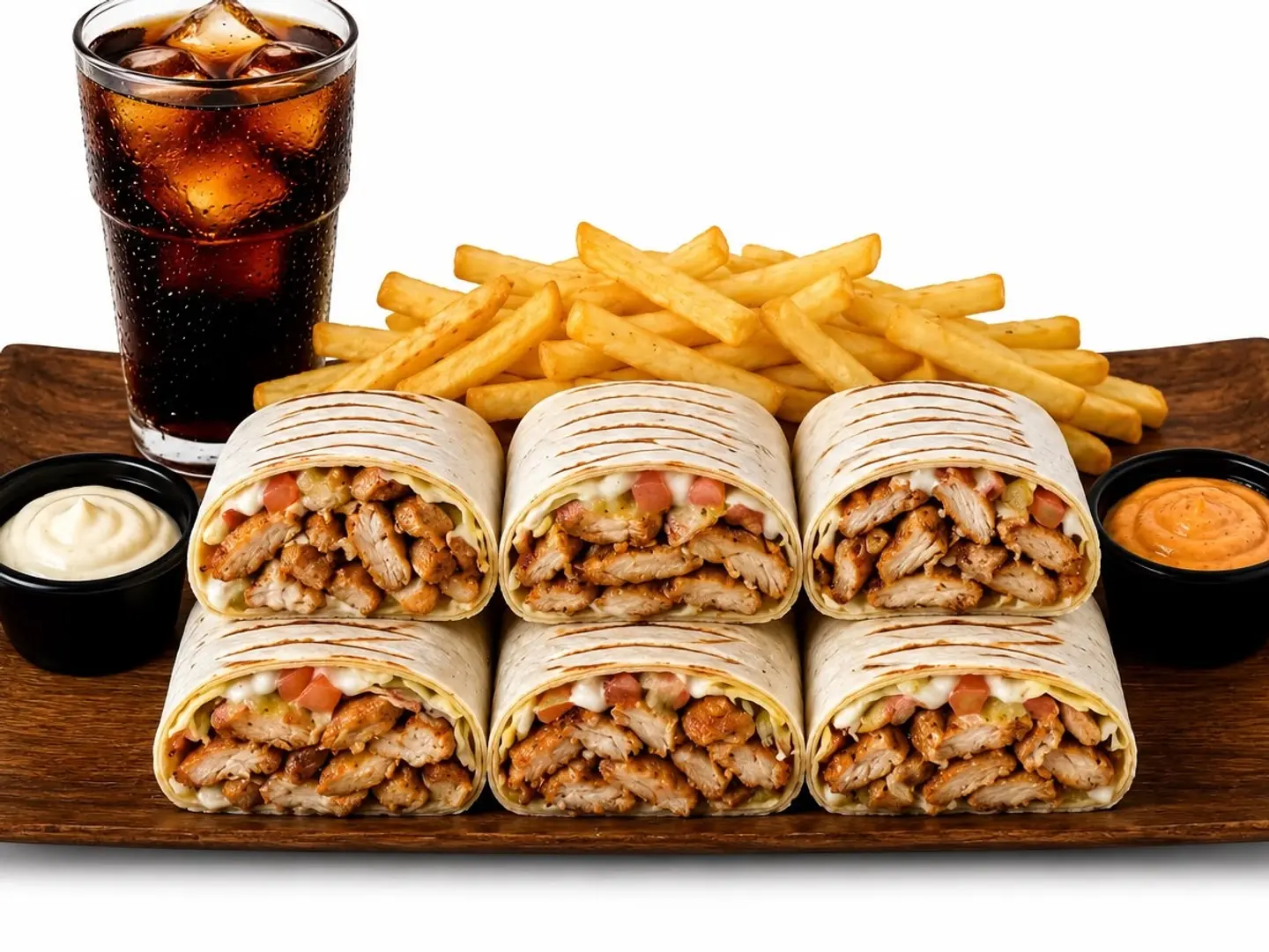 وجبة شاورما عربى