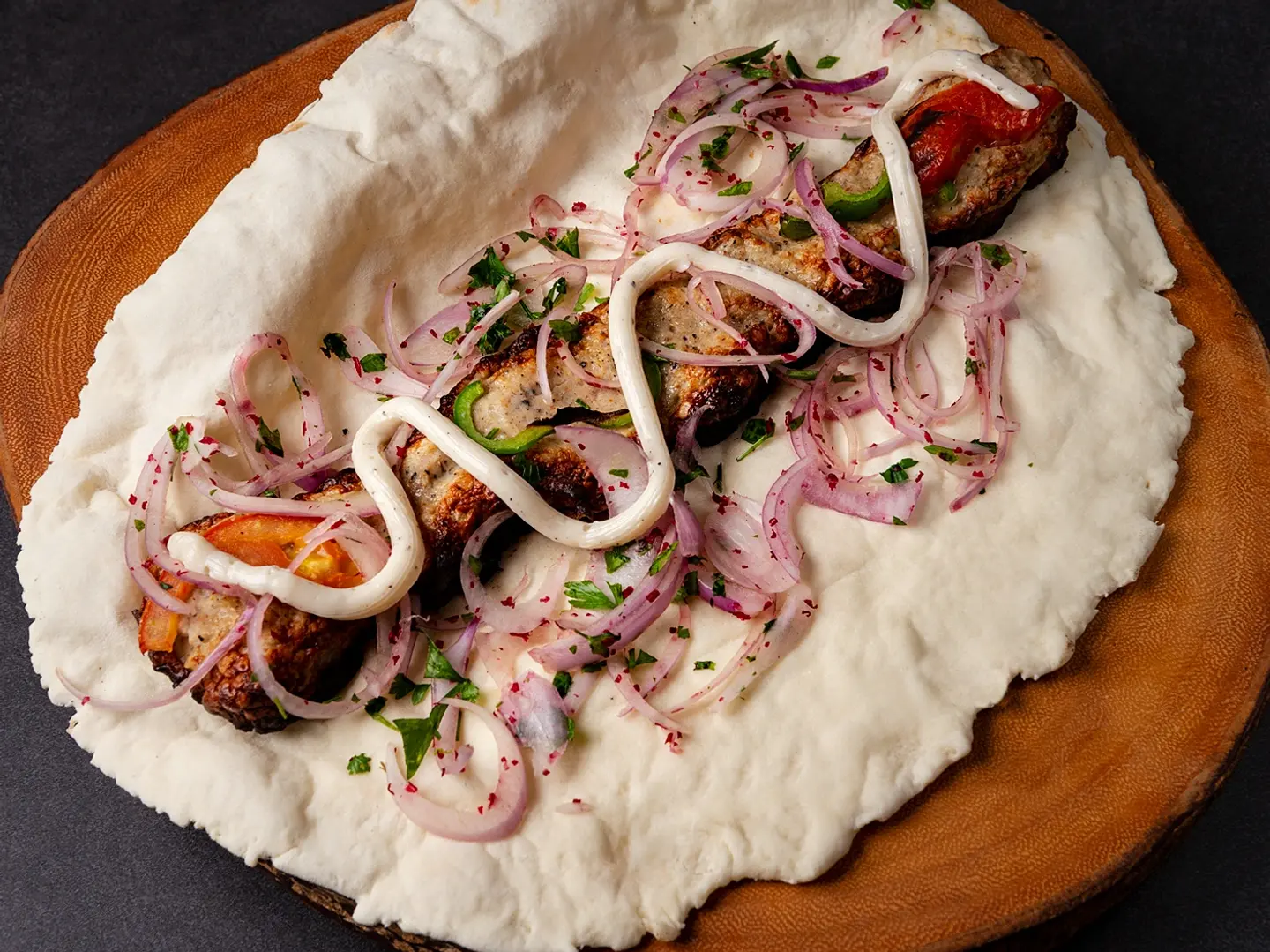 منقوشة كباب لحم